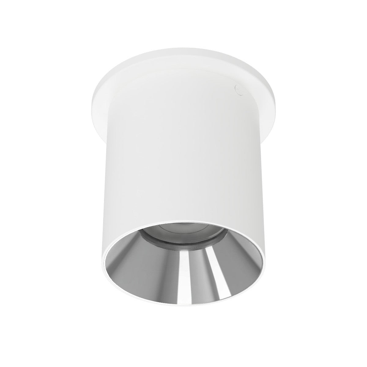 W.A.C. Lighting - C4RT-FCS-WTCH - LED Flush Mount - Zoron - White/Chrome