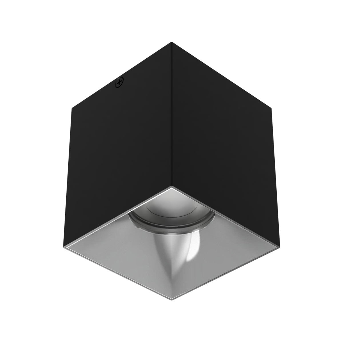 W.A.C. Lighting - C4SL-FCS-BKCH - LED Flush Mount - Zoron - Black/Chrome