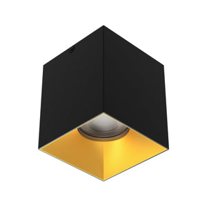 W.A.C. Lighting - C4SL-FCS-BKGL - LED Flush Mount - Zoron - Black/Gold