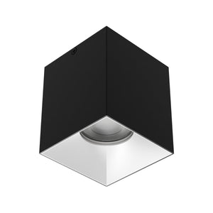 W.A.C. Lighting - C4SL-FCS-BKHZ - LED Flush Mount - Zoron - Black/Haze