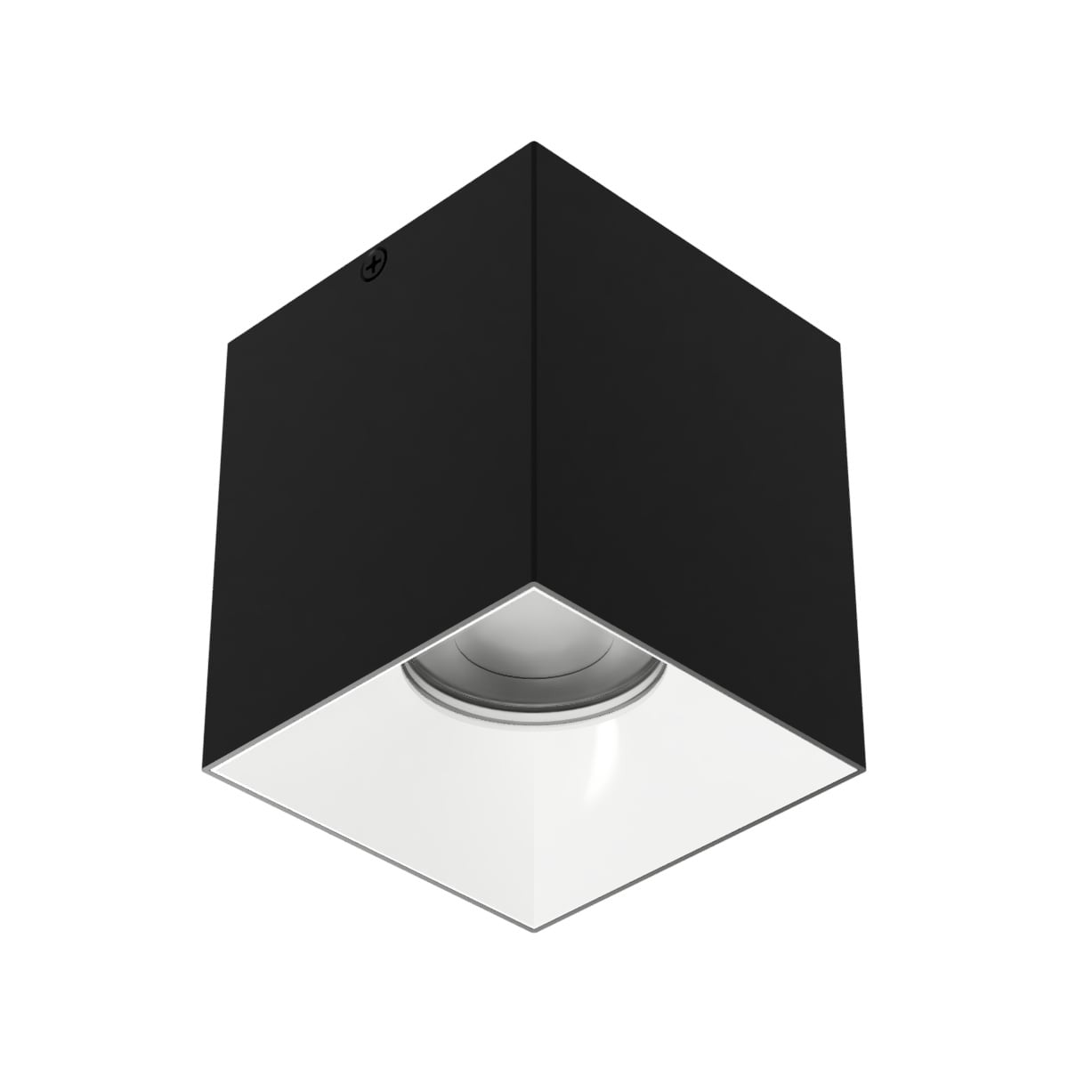W.A.C. Lighting - C4SL-FCS-BKWT - LED Flush Mount - Zoron - Black/White