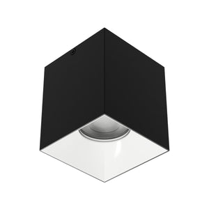 W.A.C. Lighting - C4SL-FCS-BKWT - LED Flush Mount - Zoron - Black/White