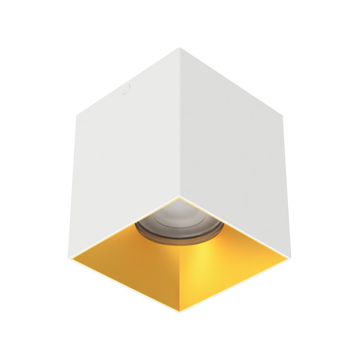 W.A.C. Lighting - C4SL-FCS-WTGL - LED Flush Mount - Zoron - White/Gold