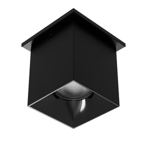 W.A.C. Lighting - C4ST-FCS-BKBK - LED Flush Mount - Zoron - Black/Black