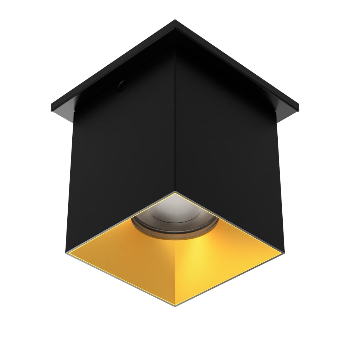 W.A.C. Lighting - C4ST-FCS-BKGL - LED Flush Mount - Zoron - Black/Gold