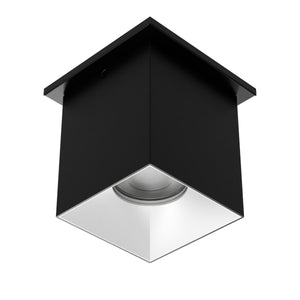 W.A.C. Lighting - C4ST-FCS-BKHZ - LED Flush Mount - Zoron - Black/Haze