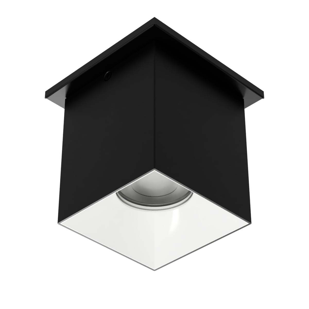 W.A.C. Lighting - C4ST-FCS-BKWT - LED Flush Mount - Zoron - Black/White