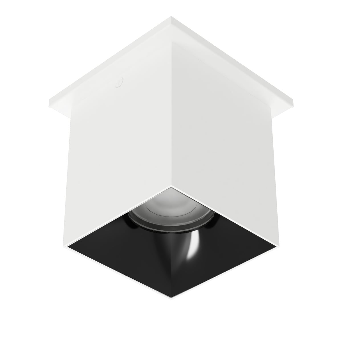W.A.C. Lighting - C4ST-FCS-WTBK - LED Flush Mount - Zoron - White/Black