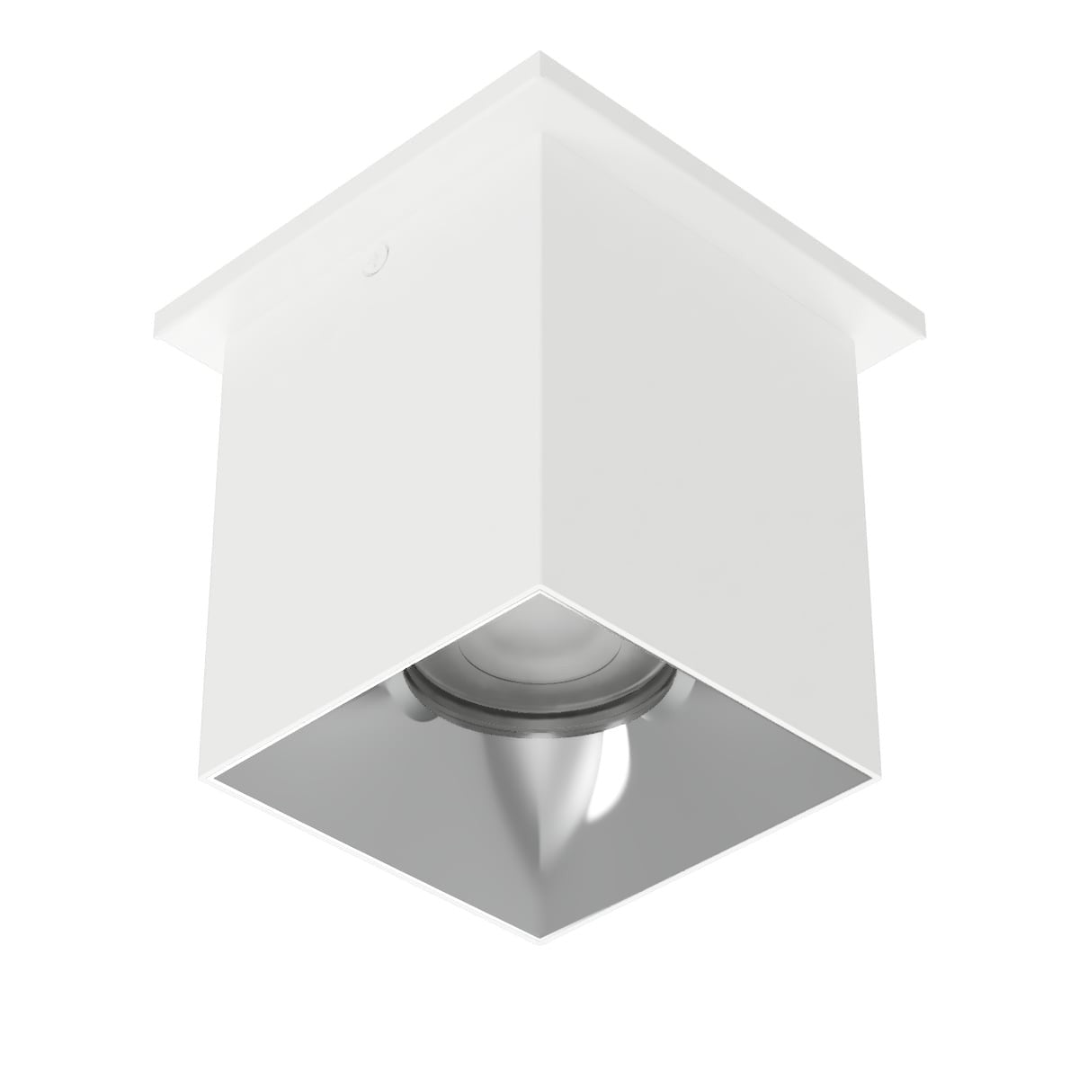 W.A.C. Lighting - C4ST-FCS-WTCH - LED Flush Mount - Zoron - White/Chrome