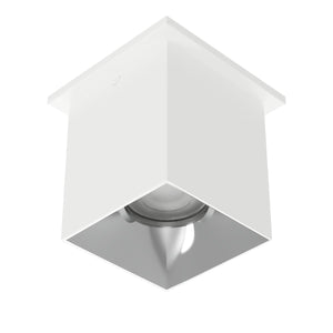 W.A.C. Lighting - C4ST-FCS-WTCH - LED Flush Mount - Zoron - White/Chrome
