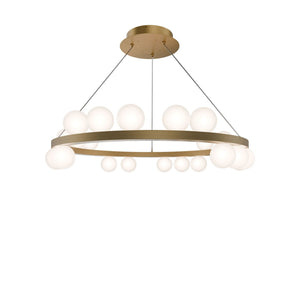 W.A.C. Lighting - PD-21528-40-AB - LED Chandelier - Carousel - Aged Brass