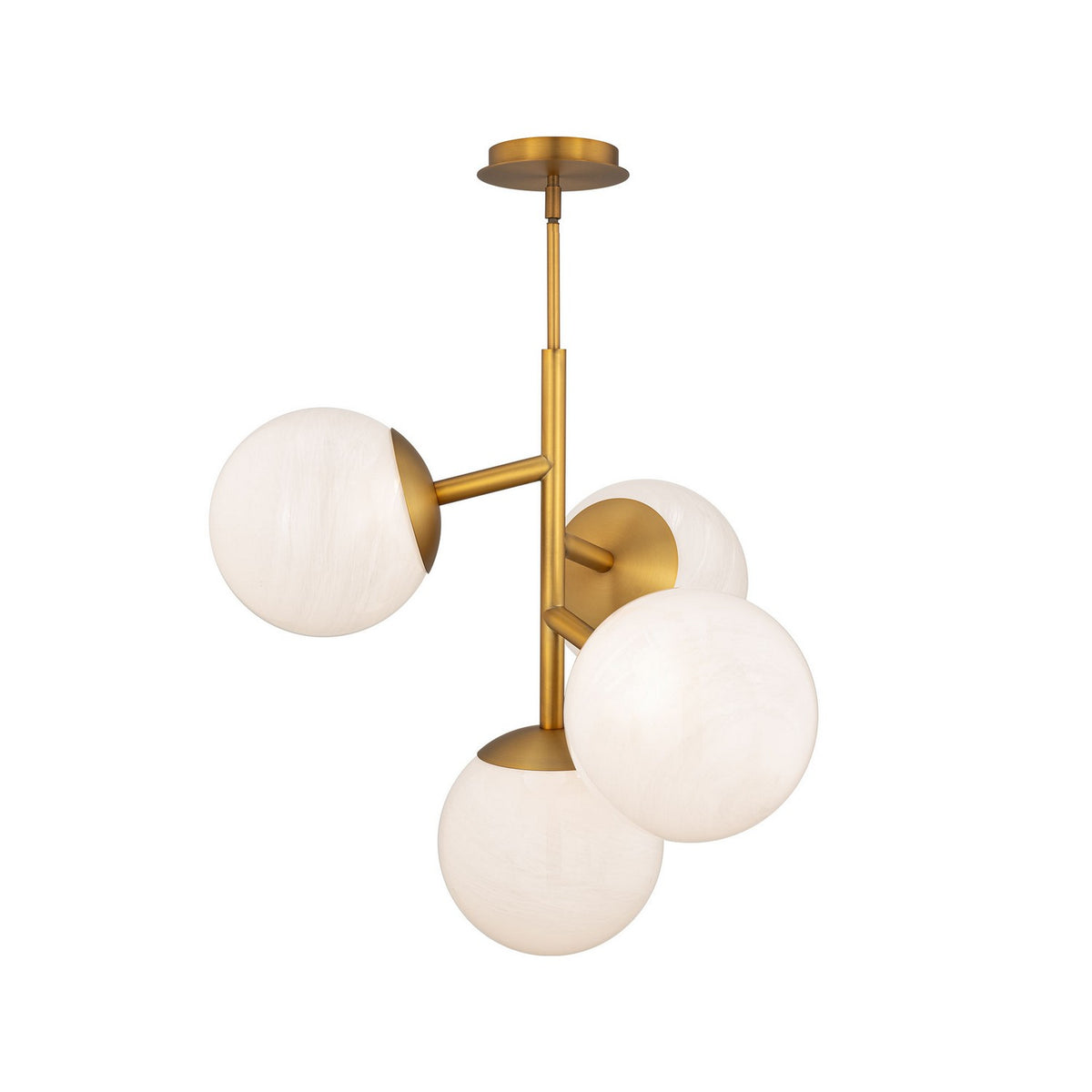 W.A.C. Lighting - PD-23527-27-AB - LED Pendant - Quatrro - Aged Brass