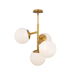 W.A.C. Lighting - PD-23527-27-AB - LED Pendant - Quatrro - Aged Brass