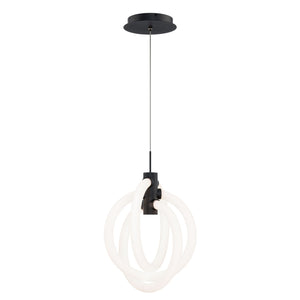 W.A.C. Lighting - PD-27413-27-BK - LED Mini Pendant - Knot - Black
