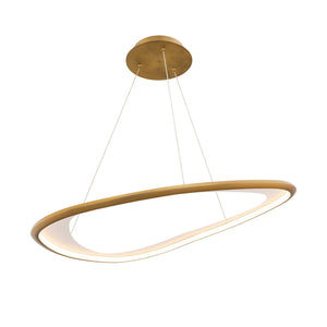 W.A.C. Lighting - PD-41433-35-AB - LED Pendant - Oyster - Aged Brass