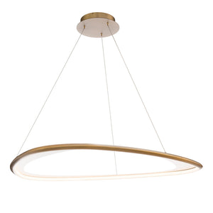 W.A.C. Lighting - PD-41442-35-AB - LED Pendant - Oyster - Aged Brass