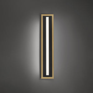 Modern Forms - WS-10427-40-BK/AB - LED Wall Sconce - Lyrikal - Black/Aged Brass