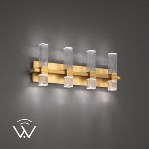 Modern Forms - WS200624-TWA-AB - LED Bath Vanity - Cinaplex - Aged Brass