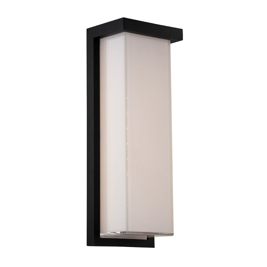 Modern Forms - WS-W1414-27-BK - LED Outdoor Wall Sconce - Ledge - Black