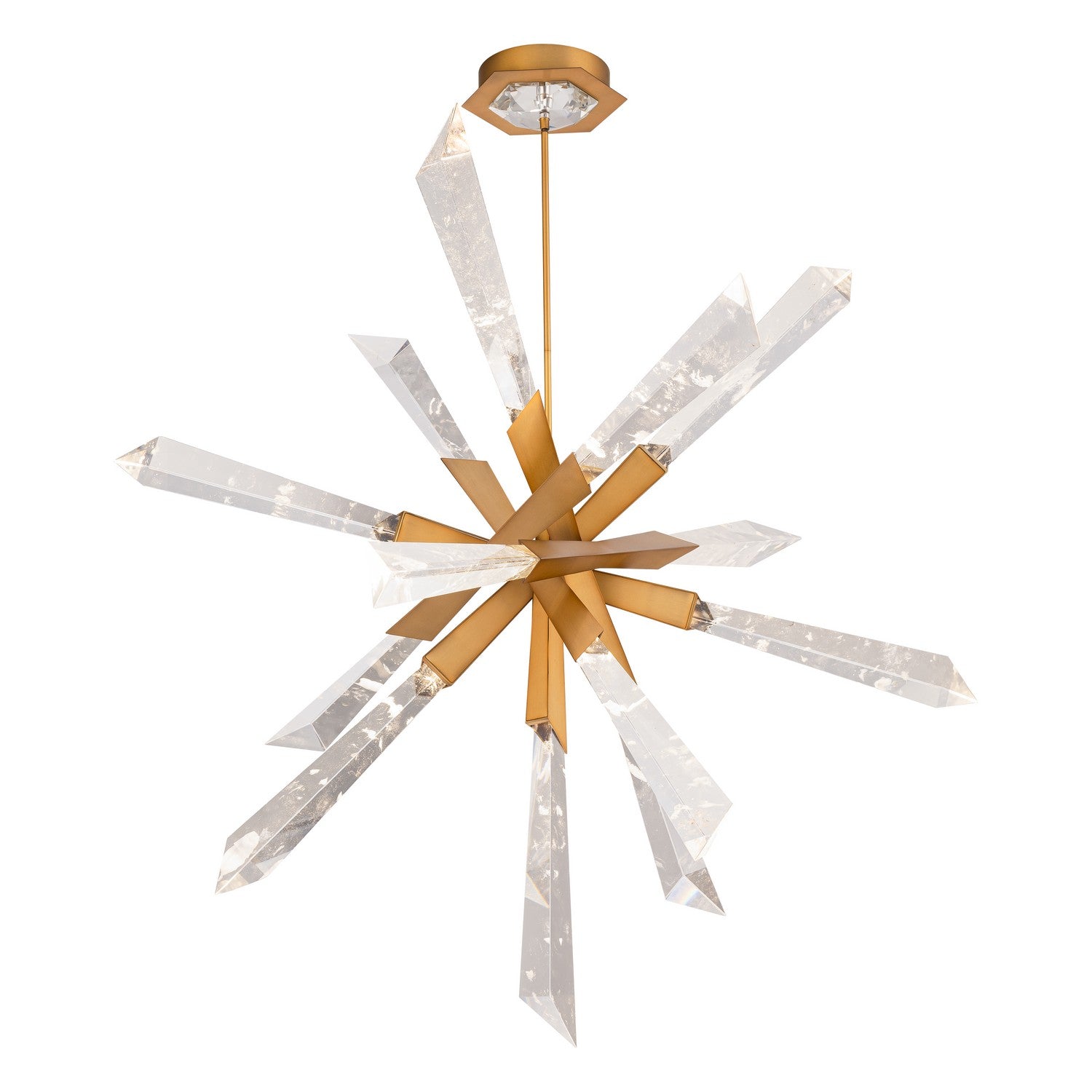 Schonbek Beyond - BPD31248-AB - LED Pendant - Solitude - Aged Brass