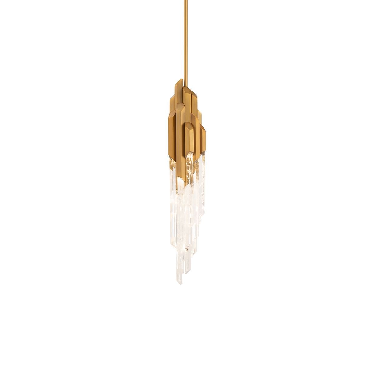Schonbek Beyond - BPD65419-AB - LED Pendant - Organza - Aged Brass
