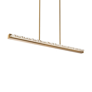Schonbek Beyond - BPD97447-AB - LED Pendant - Frozen - Aged Brass