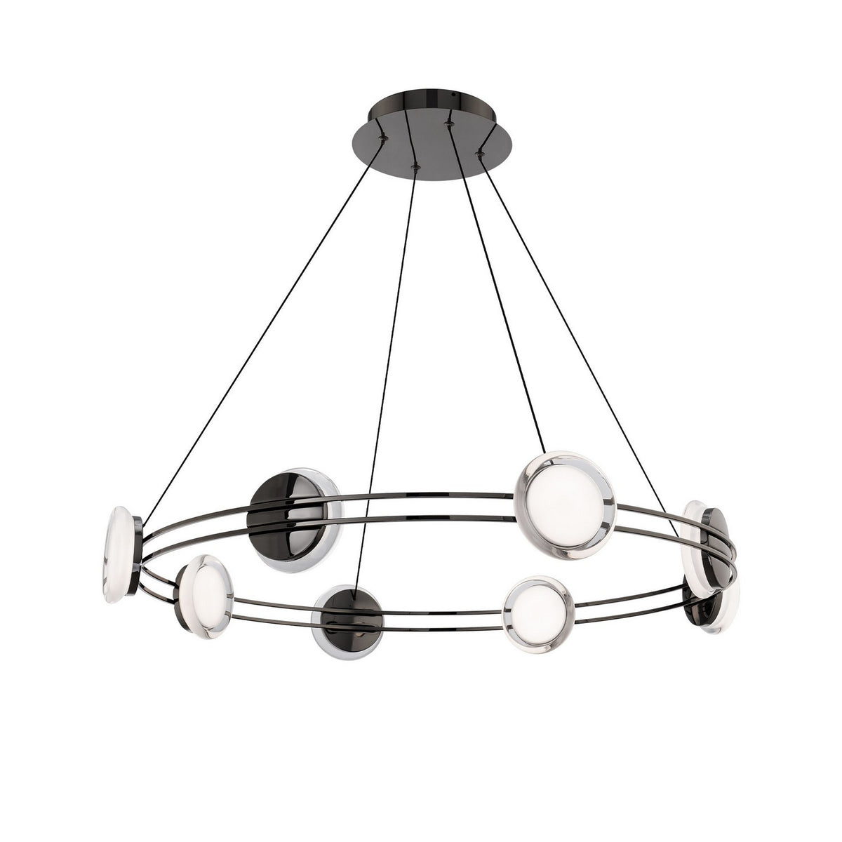 W.A.C. Lighting - PD-65532-40-BC - LED Pendant - Bracelet - Black Chrome