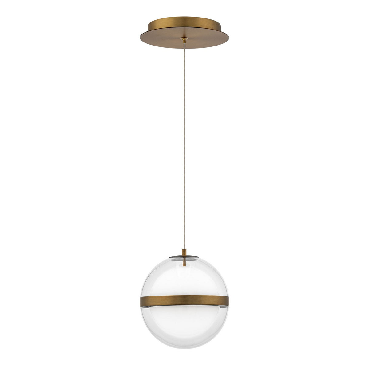 W.A.C. Lighting - PD-77506-35-AB - LED Pendant - Cyllindra - Aged Brass