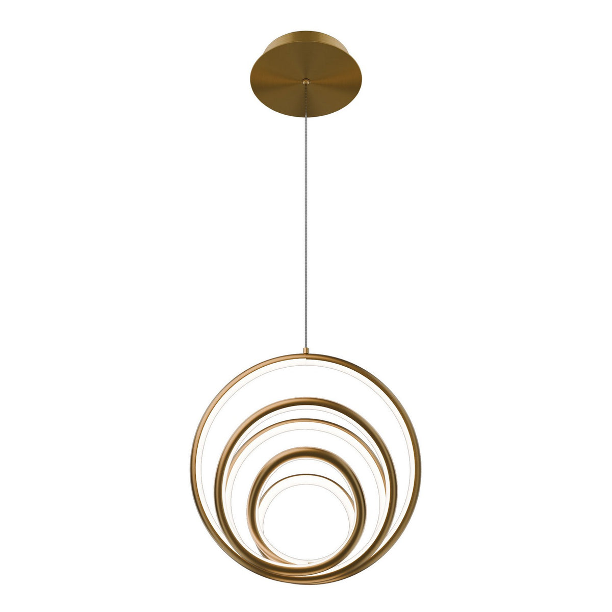 W.A.C. Lighting - PD-81513-35-AB - LED Pendant - Hoopla - Aged Brass