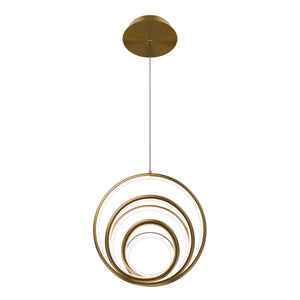 W.A.C. Lighting - PD-81513-35-AB - LED Pendant - Hoopla - Aged Brass