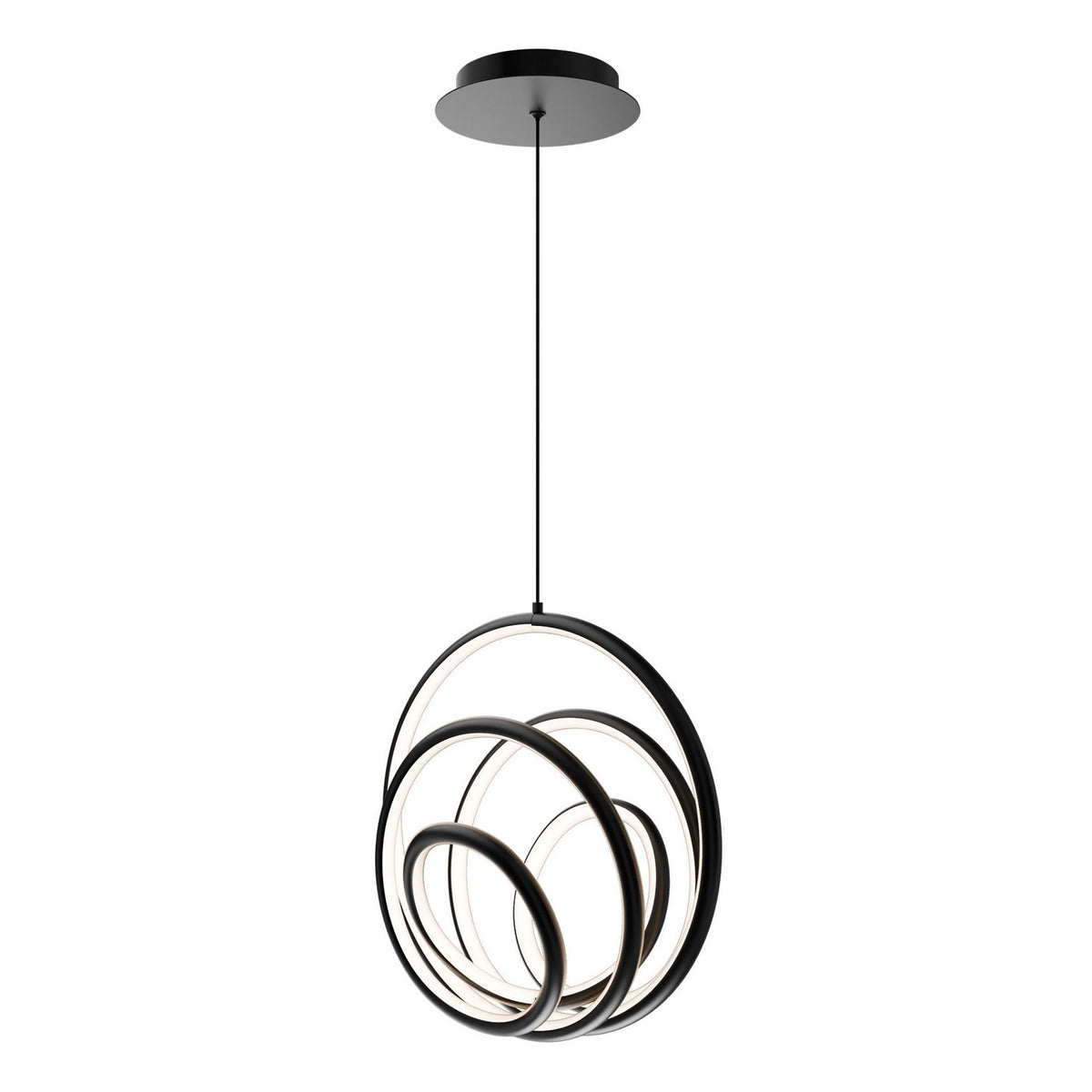 W.A.C. Lighting - PD-81513-27-BK - LED Pendant - Hoopla - Black