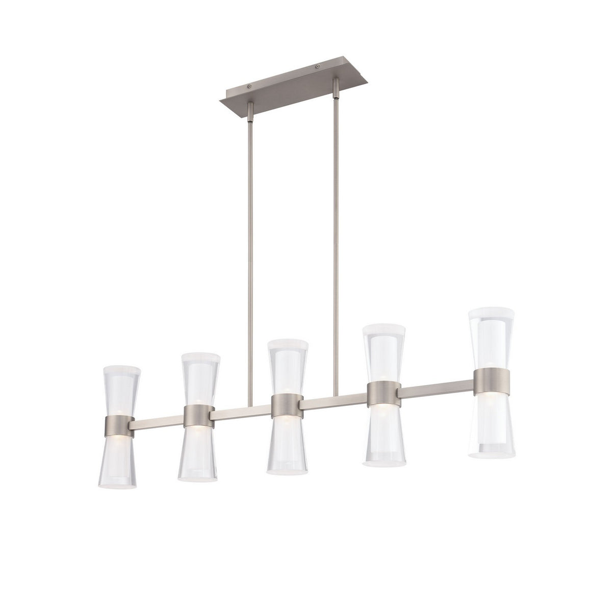 W.A.C. Lighting - PD-91536-27-BN - LED Pendant - Hourglass - Brushed Nickel