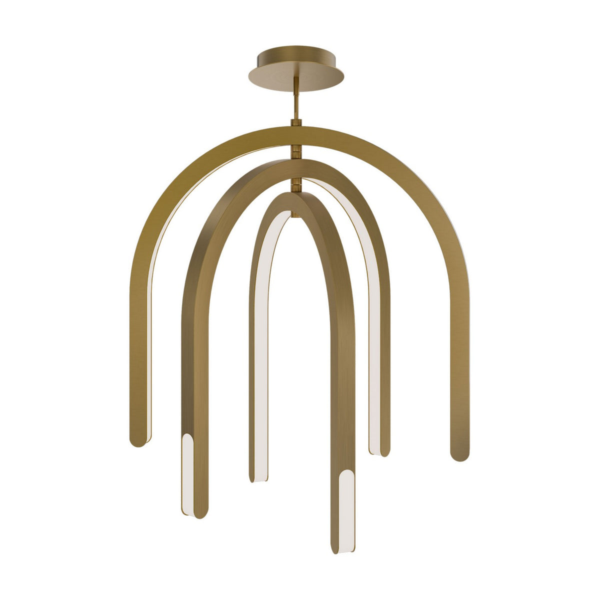 W.A.C. Lighting - PD-93534-35-AB - LED Pendant - Helmet - Aged Brass