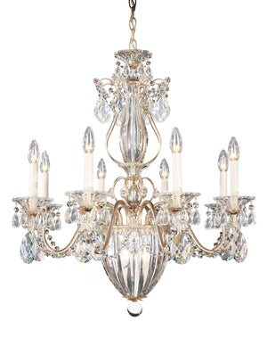 Schonbek - 1248-48A - 11 Light Chandelier - Bagatelle - Antique Silver