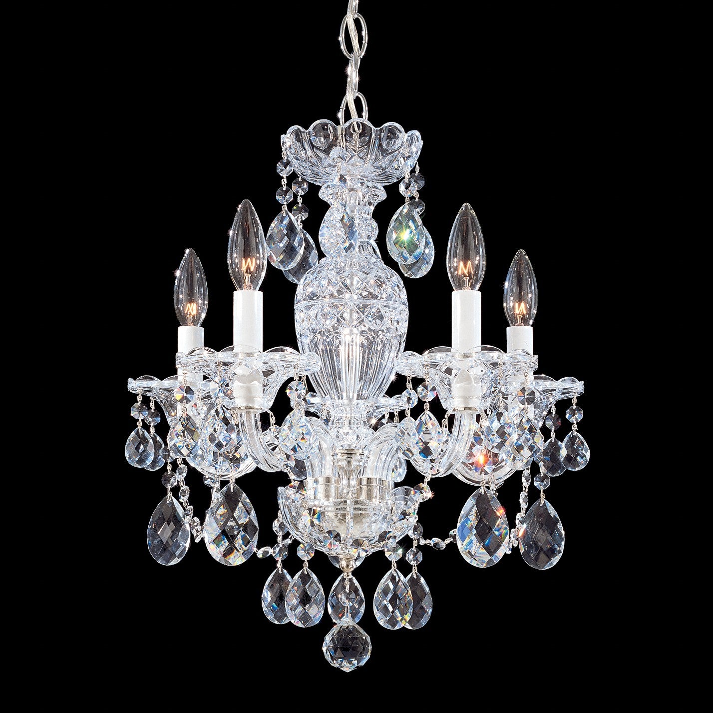 Schonbek - 2999-40A - Five Light Chandelier - Sterling - Silver