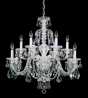 Schonbek - 3601-40A - 12 Light Chandelier - Sterling - Silver