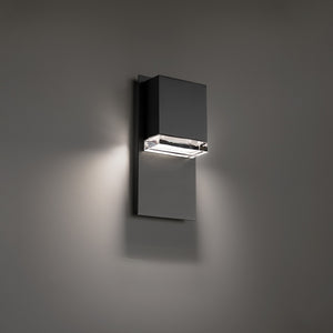 Modern Forms - WS-W60412-40-BK - LED Outdoor Wall Sconce - Draped - Black