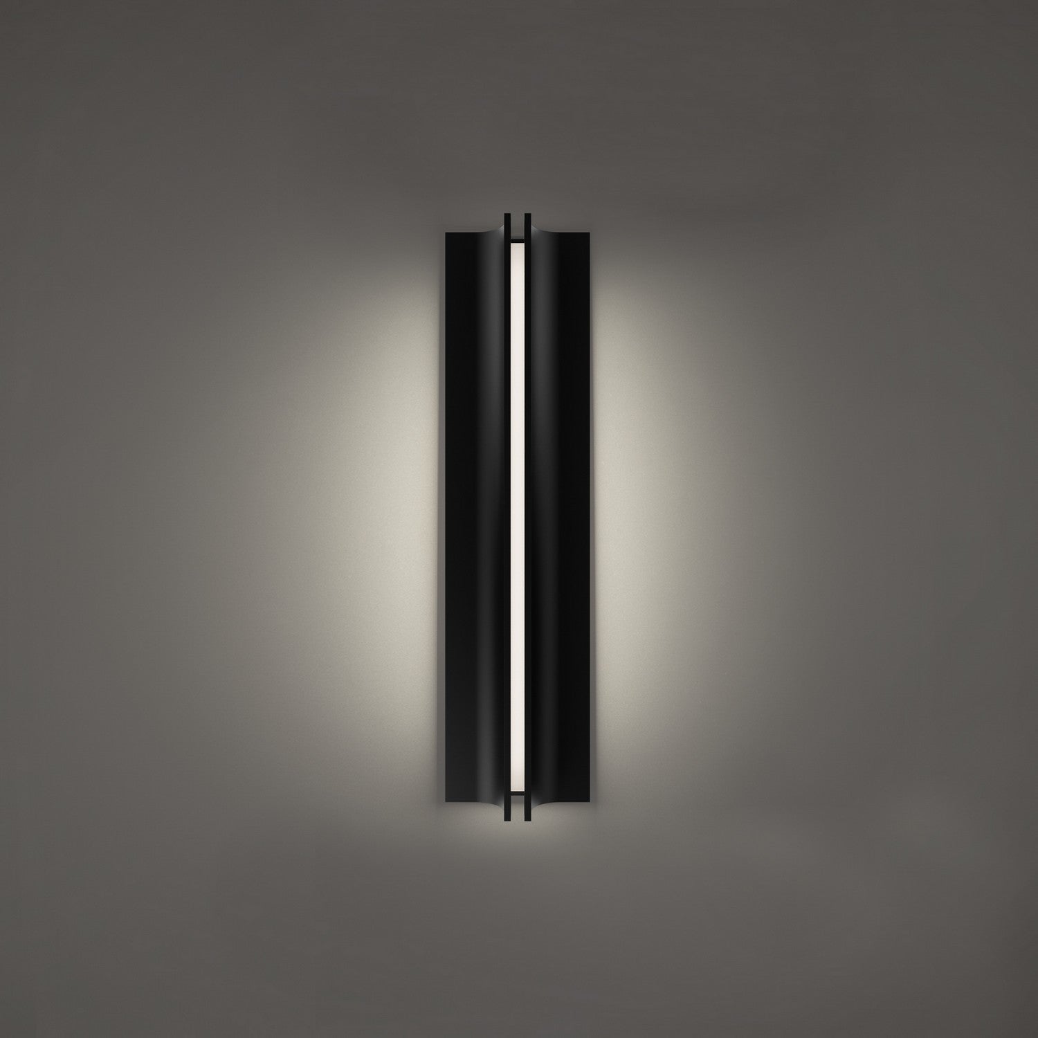 Modern Forms - WS-W82522-35-BK - LED Outdoor Wall Sconce - Strait - Black