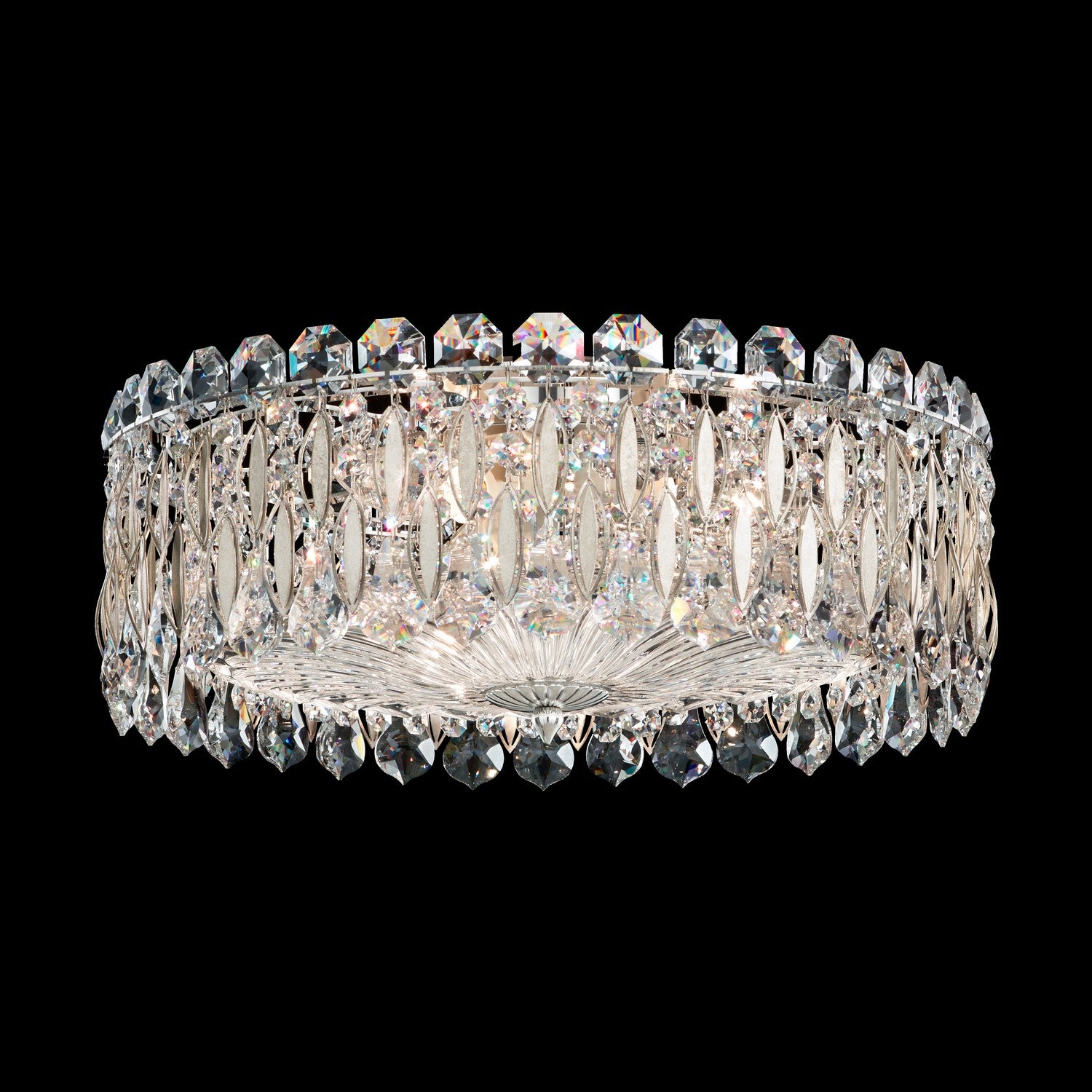 Schonbek - RS8348N-22S - Three Light Flush Mount - Sarella - Heirloom Gold