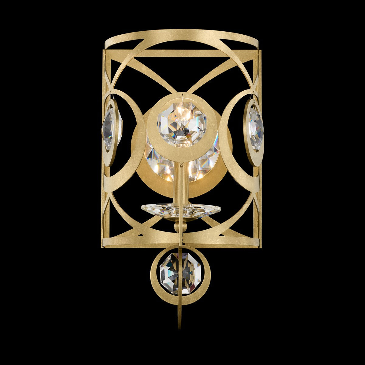 Schonbek - S10501-48R - One Light Wall Sconce - Gwendolynn - Antique Silver