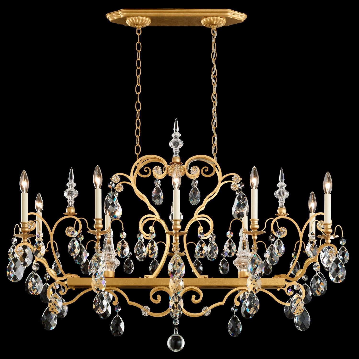 Schonbek - 3795N-76R - 12 Light Chandelier - Renaissance - Heirloom Bronze