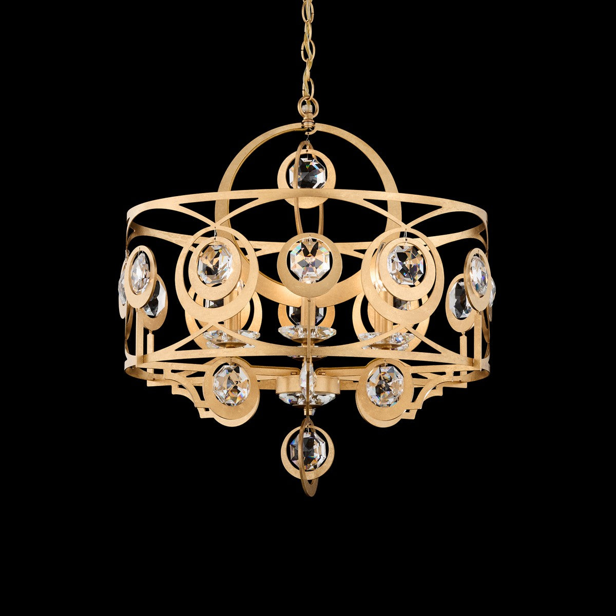 Schonbek - S10506-44R - Six Light Chandelier - Gwendolynn - Heirloom Silver