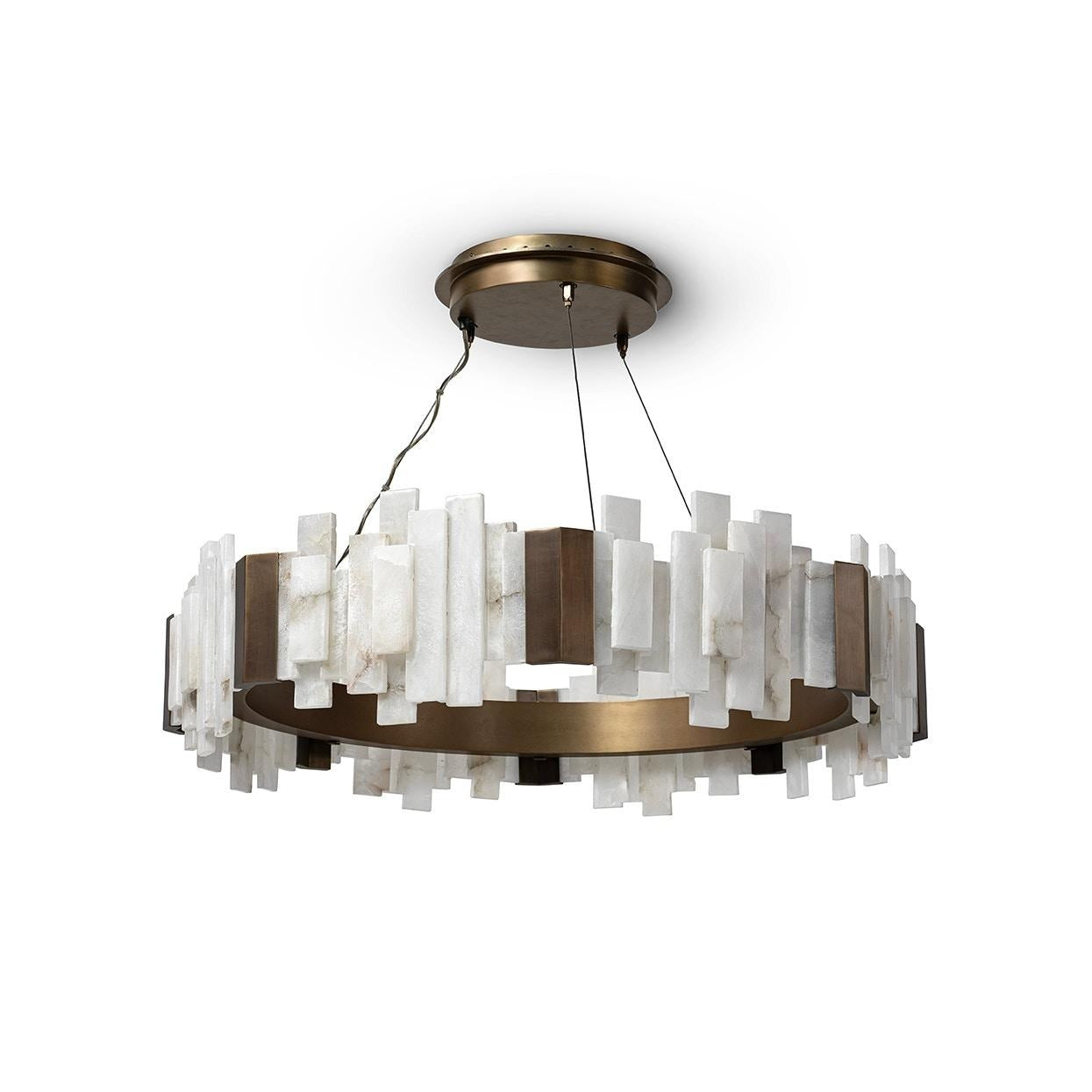 Palecek - 2103-79 - Chandelier - Montrose - Antique Brass