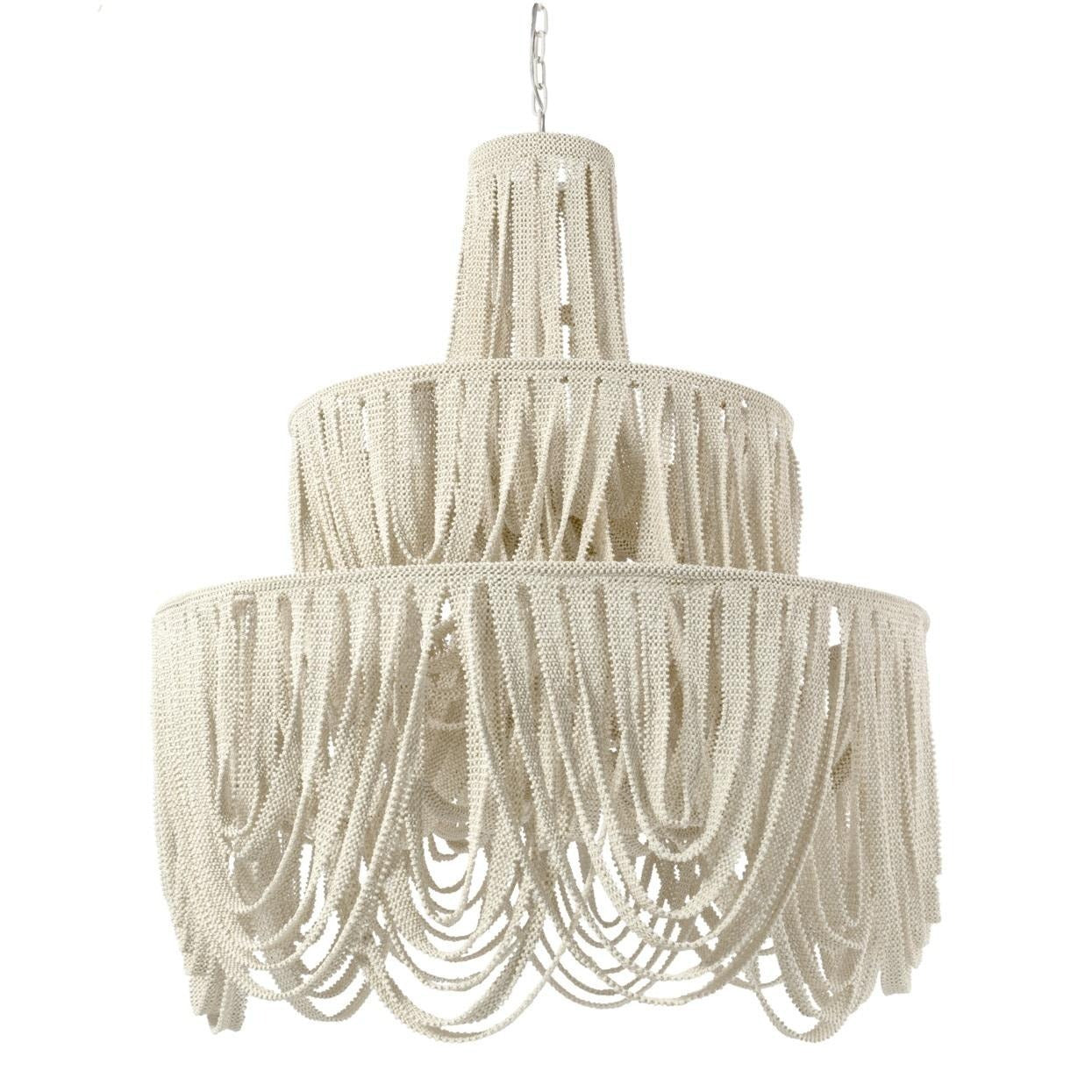 Palecek - 2121-79 - Chandelier - Selita - Off-White