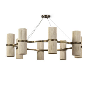 Palecek - 2144-79 - Chandelier - Sinclair - Antique Brass