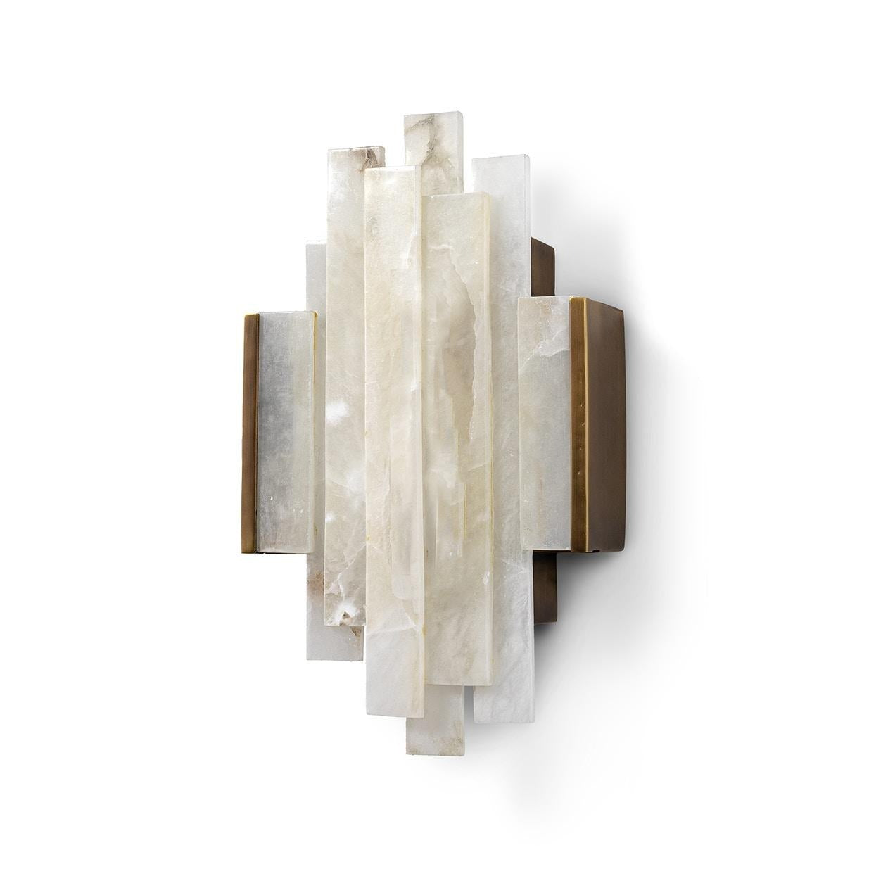 Palecek - 2147-79 - Wall Sconce - Montrose - Antique Brass