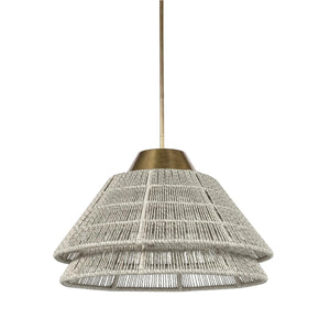 Palecek - 2152-79 - Outdoor Pendant - Pescadero - Brass