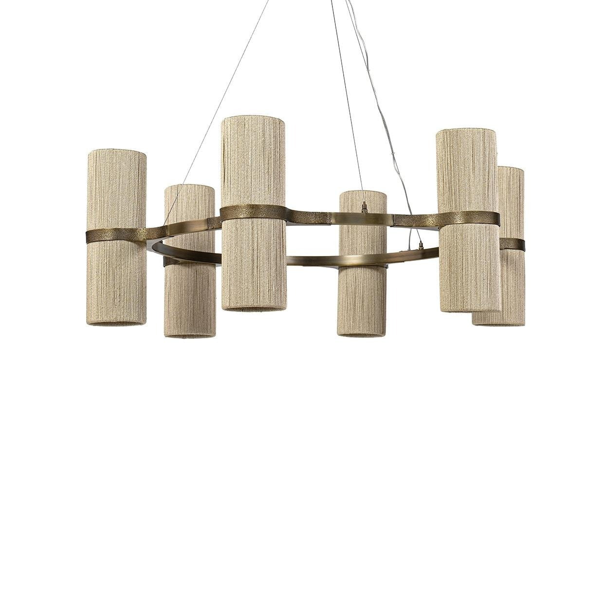 Palecek - 2192-79 - Chandelier - Sinclair - Antique Brass