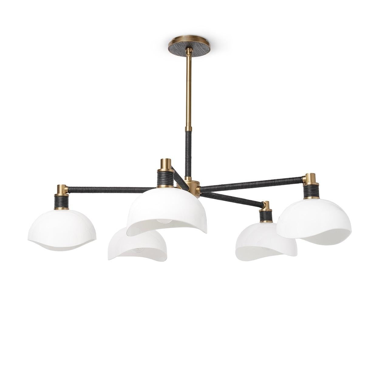 Palecek - 2195-79 - Chandelier - Brooklyn - Black