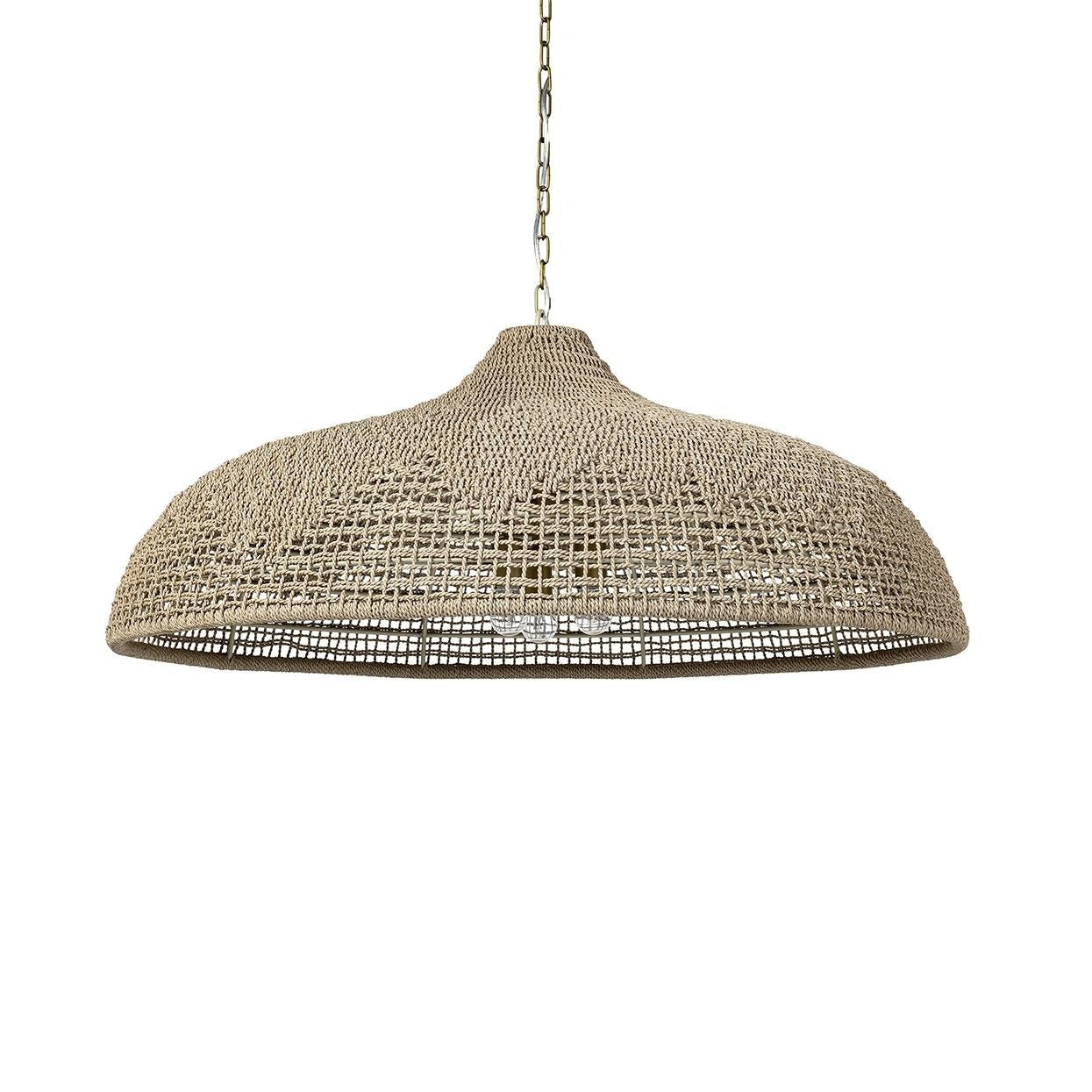Palecek - 2365-79 - Outdoor Chandelier - Westerly - Antique Brass